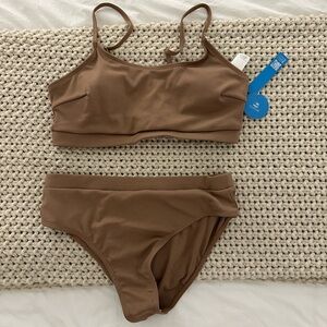 Cupshe Brown Bikini Set